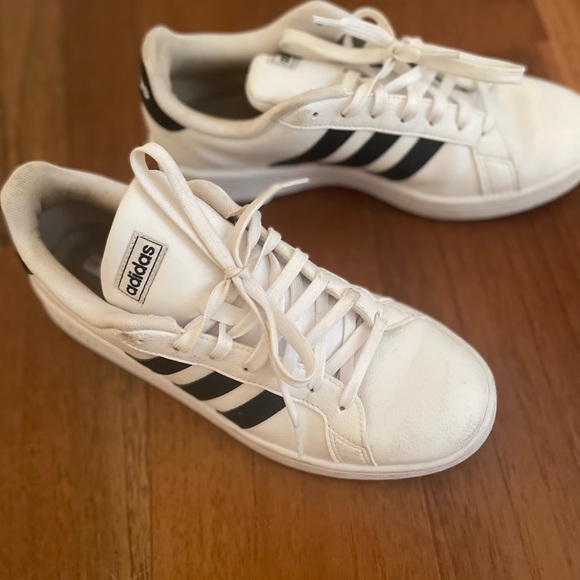 adidas Shoes - Adidas Striped Leather Sneaker
